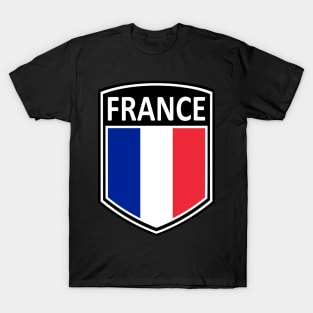 Flag Shield - France T-Shirt